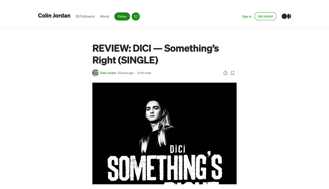 Review DICI Somethings Right