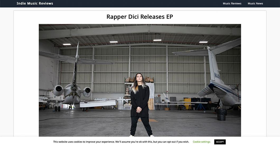 Rapper Dici Releases EP