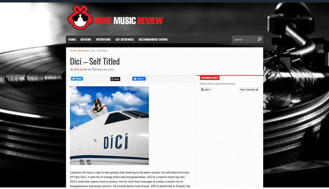 Dici – Self Titled - Indie Music Reviews